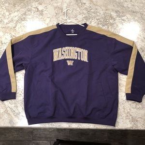 Washington crewneck pullover windbreaker